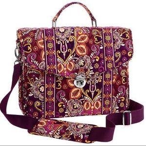 NWT Vera Bradley Attaché/Laptop/Messenger Bag